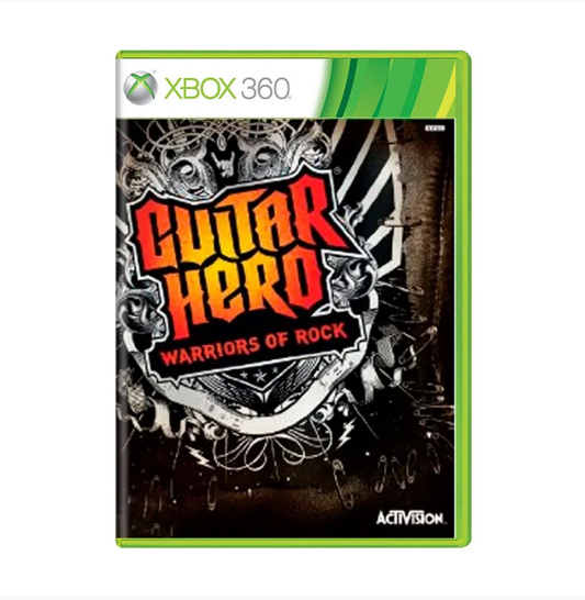 JOGO XBOX 360 GUITAR HERO WARRIORS OF ROCK (SEMINOVO)