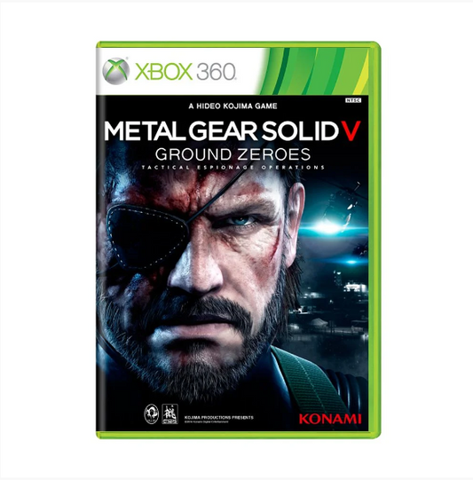 JOGO XBOX 360 METAL GEAR V GROUND ZEROES (SEMINOVO)