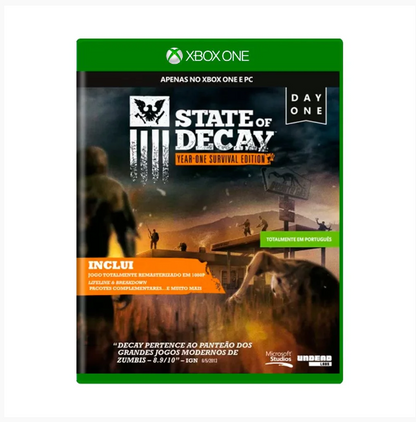 JOGO XBOX ONE STATE OF DECAY YEAR ONE SURVIVAL EDITION (SEMINOVO)