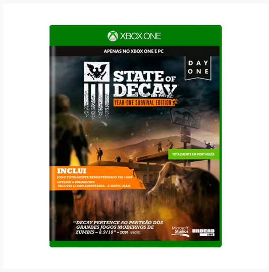 JOGO XBOX ONE STATE OF DECAY YEAR ONE SURVIVAL EDITION (SEMINOVO)