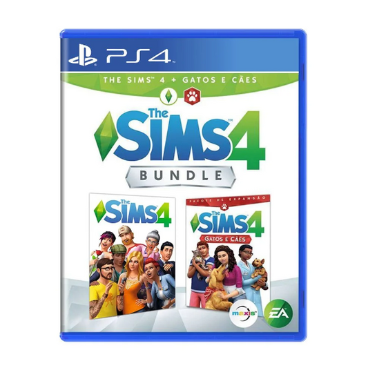 JOGO PS4 THE SIMS 4 + GATOS E CÂES BUNDLE (SEMINOVO)