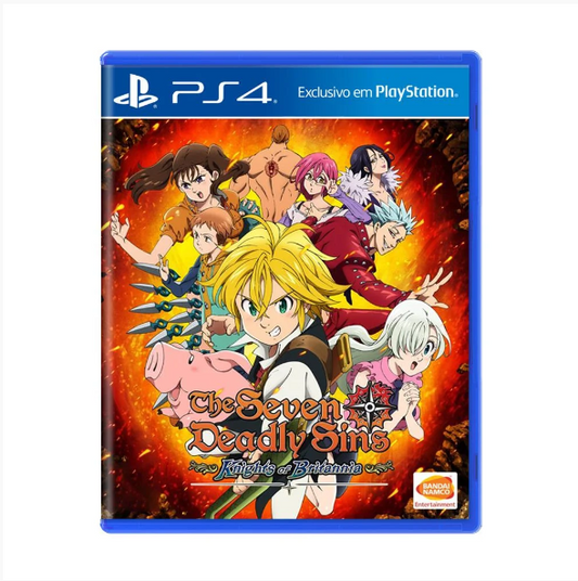 JOGO PS4 THE SEVEN DEADLY SINS KNIGHTS OF BRITANNIA (SEMINOVO)