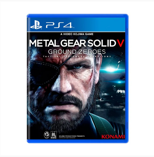 JOGO PS4 METAL GEAR SOLID V GROUND ZEROES (SEMINOVO)