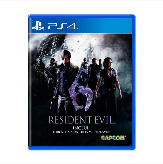 JOGO PS4 RESIDENT EVIL 6 (SEMINOVO)