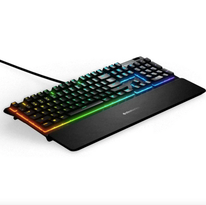 TECLADO GAMER STEELSERIES APEX 3 / PORTUGUÊS / PRETO / PC/MAC/XBOX ONE/PS4