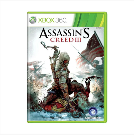 JOGO XBOX 360 ASSASSINS CREED 3 (SEMINOVO)