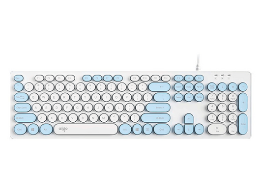 TECLADO AIGO K200 - BRANCO