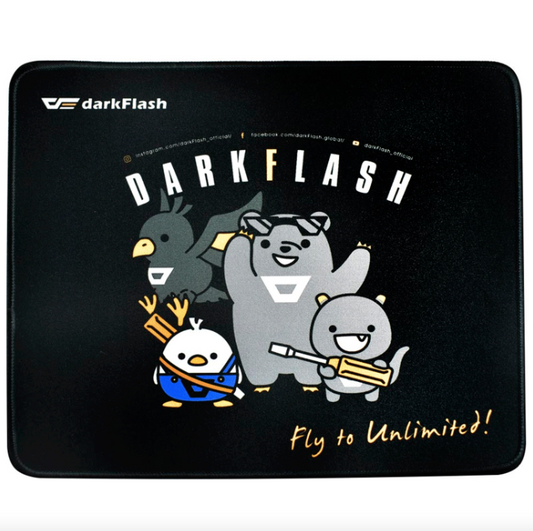 MOUSEPAD GAMER DARKFLASH 300 - PRETO