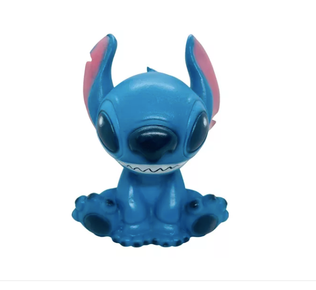 COFRE BONECO STITCH RESINA 18CM
