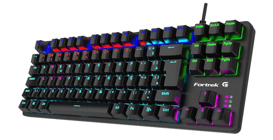 TECLADO GAMER MECANICO FORTREK BLACK HAWK COMPACT