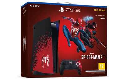 CONSOLE SONY PLAYSTATION 5 BUNDLE MARVEL SPIDER MAN 2 EDIÇÃO LIMITADA