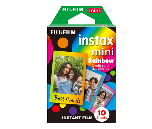FILME INSTAX MINI RAINBOW 10 FOTOS- FUJIFILM