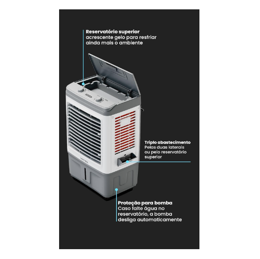 CLIMATIZADOR VENTISOL CLI60 PRO 60L 220V