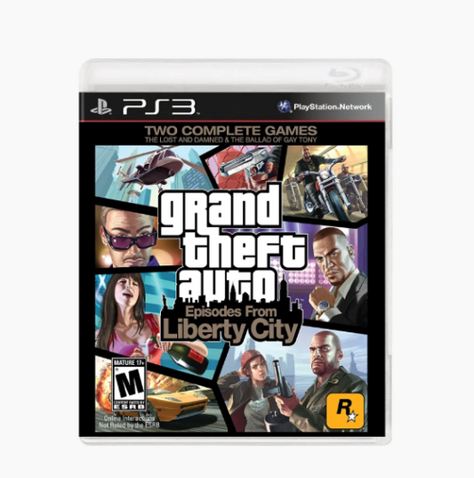 JOGO PS3 GRAND THEFT AUTO (GTA 4) EPISODES FOM LIBERTY CITY (SEMINOVO)