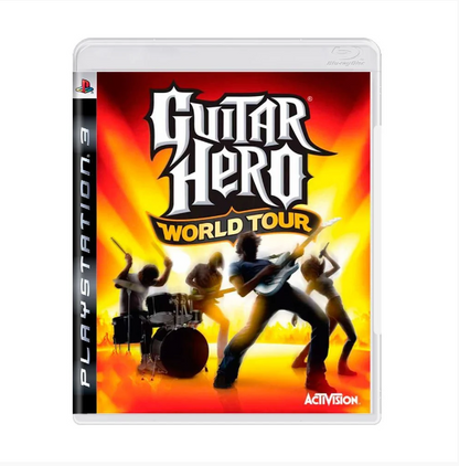 JOGO PS3 GUITAR HERO WORLD TOUR (SEMINOVO)