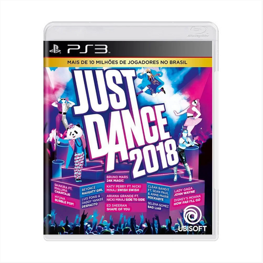 JOGO PS3 JUST DANCE 2018 (SEMINOVO)
