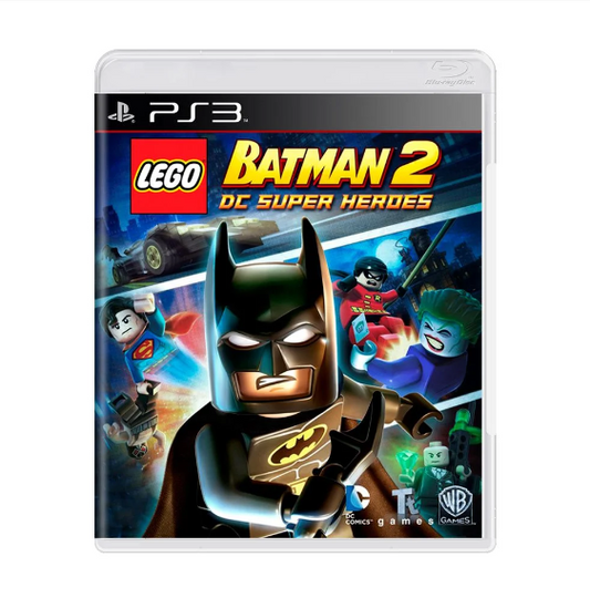 JOGO PS3 LEGO BATMNA2 DC SUPER HEROES (SEMINOVO)