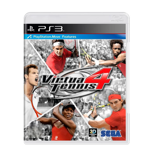 JOGO PS3 VIRTUAL TENNIS 4 (SEMINOVO)