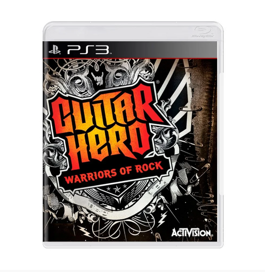 JOGO PS3 GUITAR HERO WARRIORS OF ROCK (SEMINOVO)