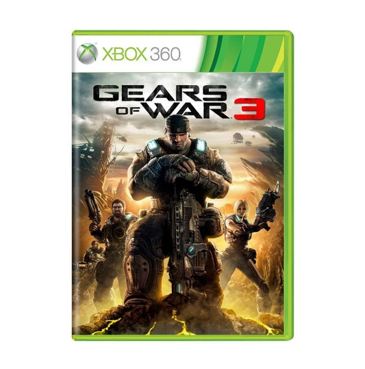 JOGO XBOX 360 GEARS OF WAR 3 (SEMINOVO)