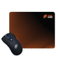 COMBO WAVE MOUSE E MOUSEPAD MC105 OEX - PRETO