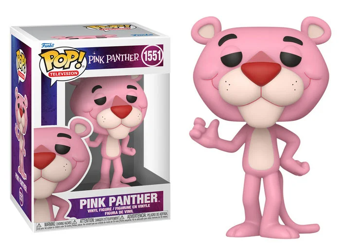 BONECO FUNKO POP PANTERA COR DE ROSA 1551 - PINK PANTHER