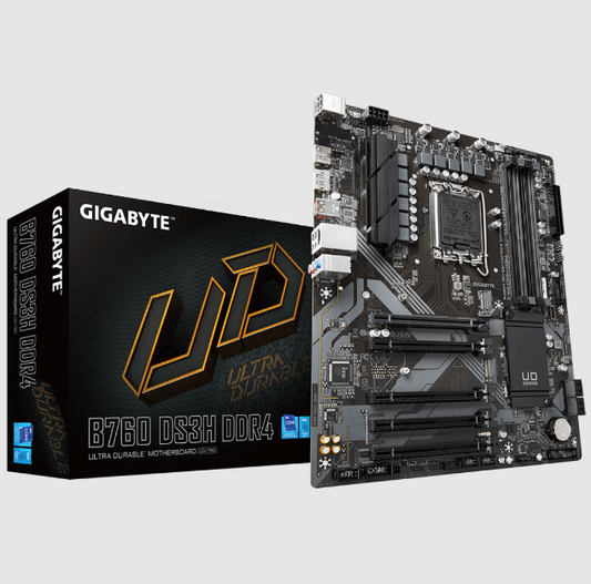 PLACA MAE GIGABYTE B760M DS3H INTEL LGA 1700 DDR5 SUPPORT