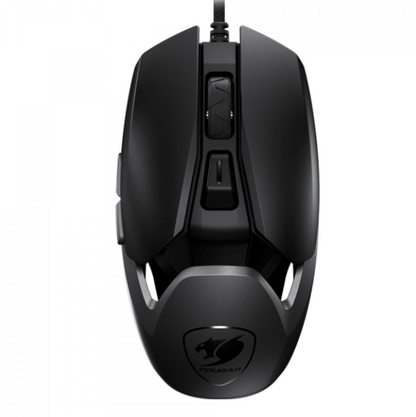MOUSE GAMER AIRBLADER COUGAR 16000 DPI, 6 BOTÕES, BLACK