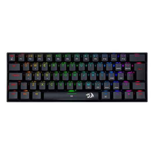 TECLADO GAMER REDRAGON DRAGONBORN RGB PRETO SWITCH MARROM K630