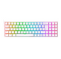 TECLADO GAMER REDAGON POLLUX RGB BRANCO SWITCH MARROM K628