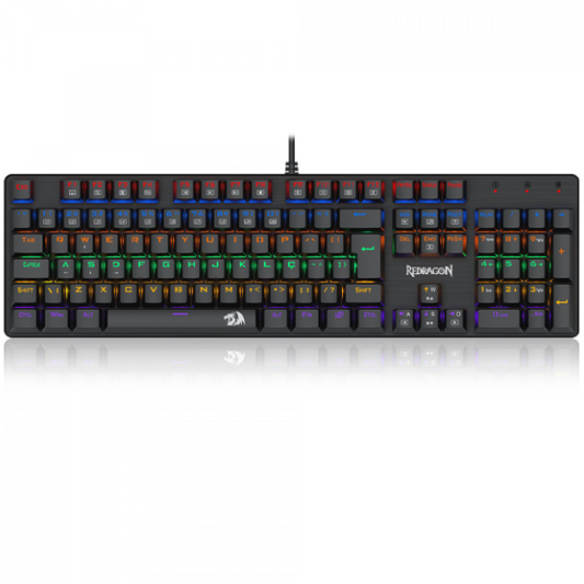 TECLADO GAMER REDRAGON VALHEIM RAINBOW SWITCH MARROM K608