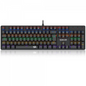 TECLADO GAMER REDRAGON VALHEIM RAINBOW SWITCH MARROM K608