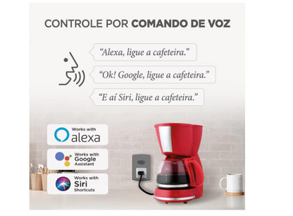 PLUG DE TOMADA INTELIGENTE BIVOLT COM WIFI E BLUETOOTH BRANCA ELG