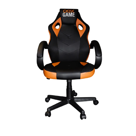 CADEIRA GAMER OEX GC200 PRETO E LARANJA