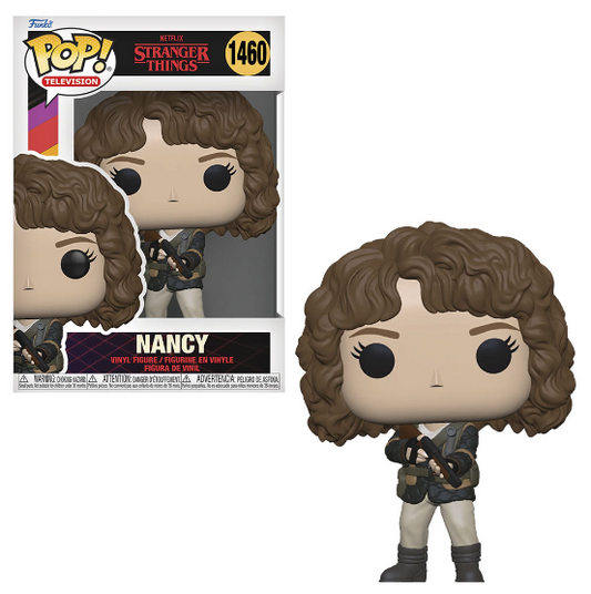 BONECO FUNKO POP HUNTER NANCY COM ARMA 1460 - STRANGER THINGS