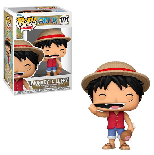 BONECO FUNKO POP LUFFY COM CARNE 1771 - ONE PIECE