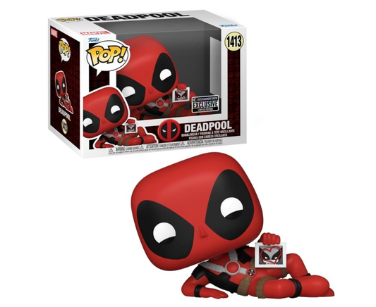 BONECO FUNKO POP DEADPOOL COM FOTO DO WOLVERINE 1413 - DEADPOOL