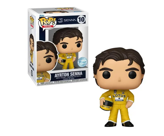 BONECO FUNKO POP AYRTON SENNA LOTUS 10 - SENNA