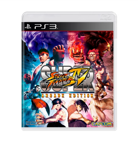 JOGO PS3 SUPER STREET FIGHTER IV ARCADE EDITION (SEMINOVO)