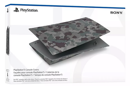 TAMPA CONSOLE PLAYSTATION 5 STANDARD GREY CAMUFLADO CAPA CONSOLE