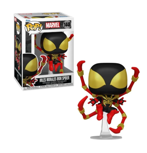 BONECO FUNKO POP MILES MORALES ARANHA DE FERRO 1448 - MARVEL SPIDER-MAN