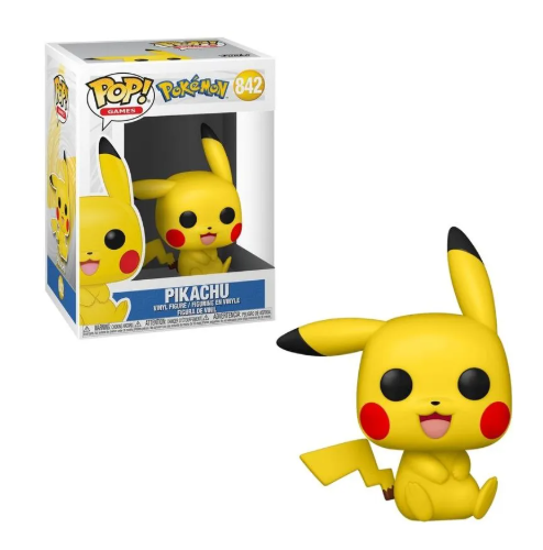 BONECO FUNKO POP PIKACHU 842 - POKEMON