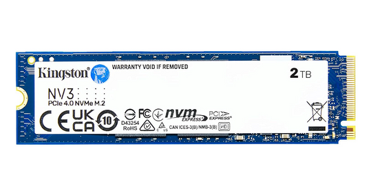 SSD KINGSTON NV3 2TB M.2 PCIE 4.0 ATÉ 6000 MB/S