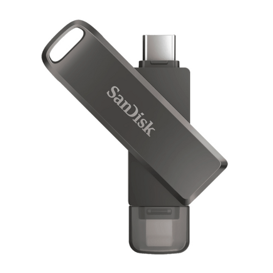 PENDRIVE SANDISK IXPAND 128GB/ TIPO-C E USB 3.1 / PARA IPHONE - (SDIX70N-128G-GN6NE)