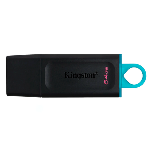 PENDRIVE KINGSTON EXODIA 64GB / USB 3.0 - AZUL (KC-U2G64-7GB)