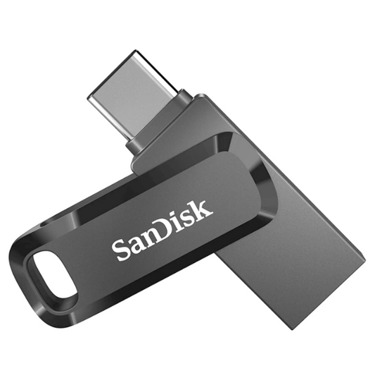 PENDRIVE SANDISK ULTRA DUAL DRIVE 256 GB / TIPO-C / USB 3.0 - PRETO - (SDDDC3-256G-G46)